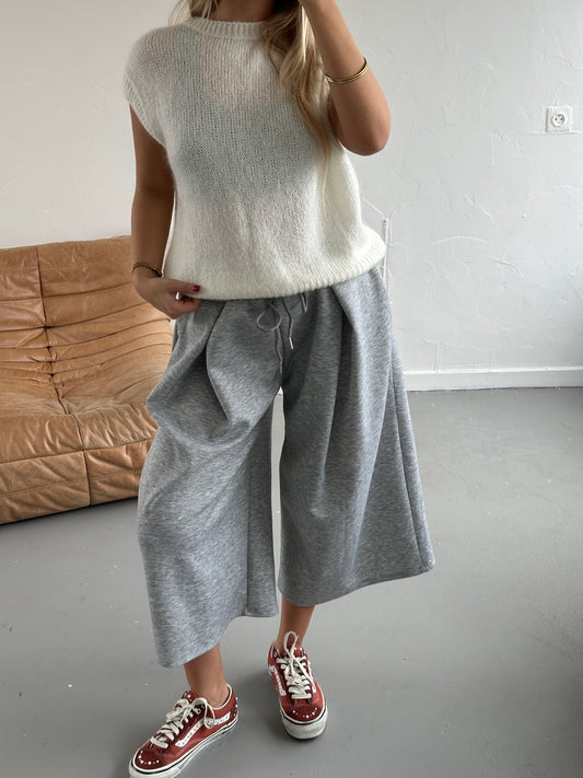 Blush jogger jort grijs