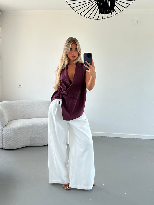 Senna Wrap Top