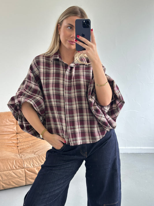 Pas ruit blouse