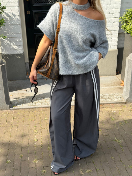 Amy knit grijs