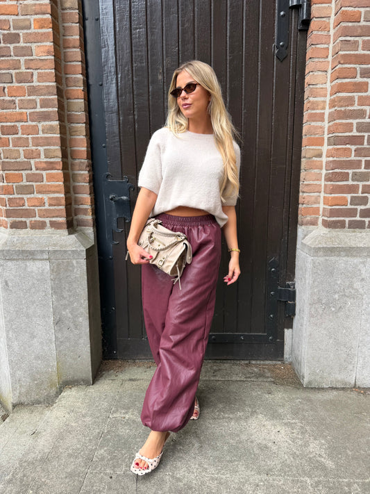Renee leren broek