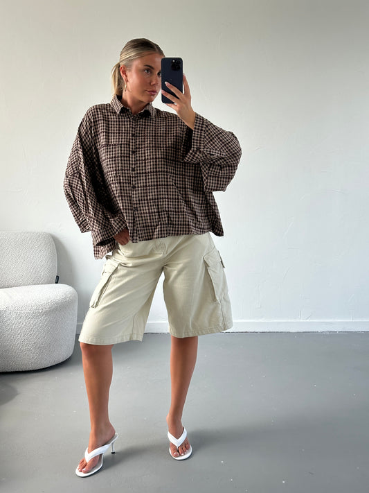 Jane ruit blouse