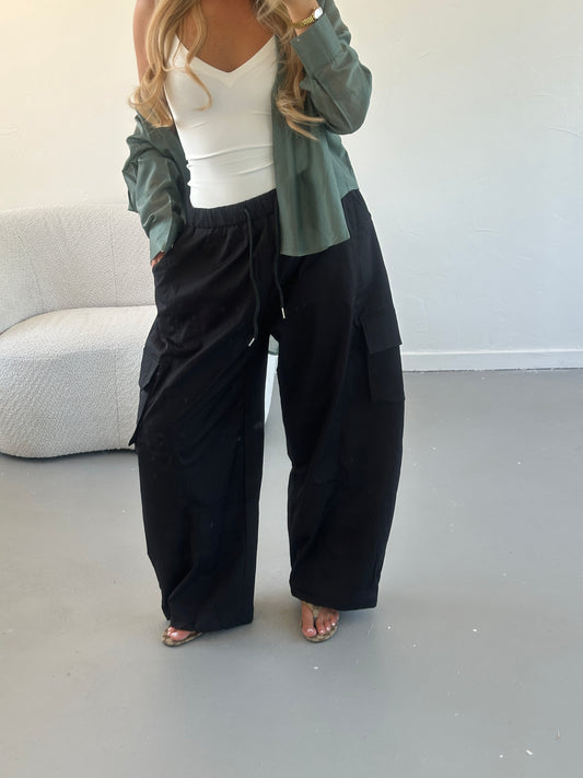 Demi cargo pants zwart