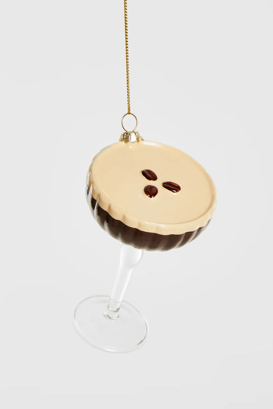 Espresso martini kerstornament