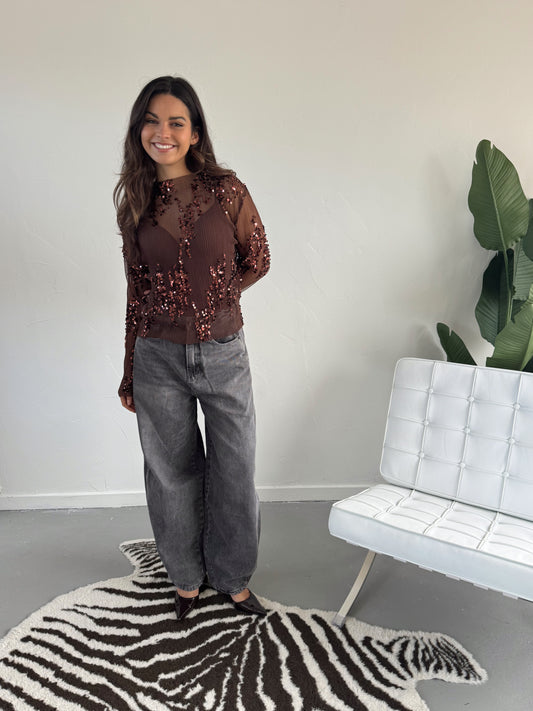 Jolie sequin top