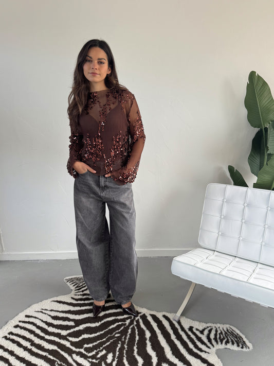 Jolie sequin top