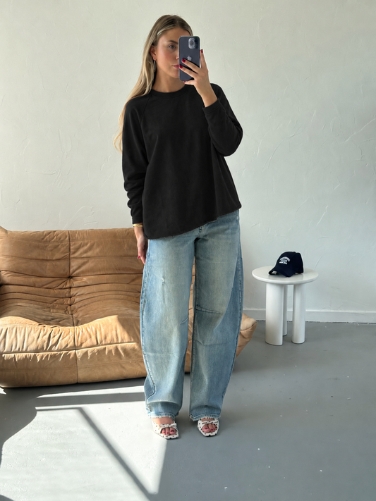 Lucie oversized T-Shirt Zwart