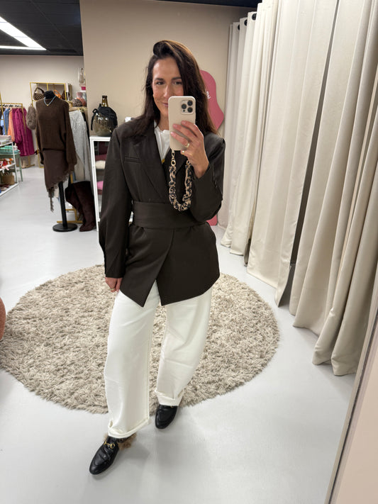 Fieke getailleerde blazer