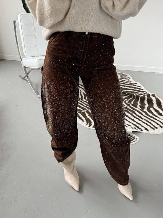Sanne glitter balloon baggy jeans