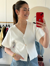 Afbeelding in Gallery-weergave laden, ByHan Tricot Top White
