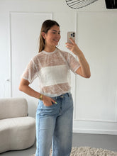 Afbeelding in Gallery-weergave laden, ByHan Mesh Shirt White
