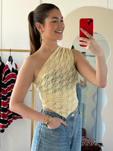 Afbeelding in Gallery-weergave laden, ByHan One Shoulder Mesh Top Geel
