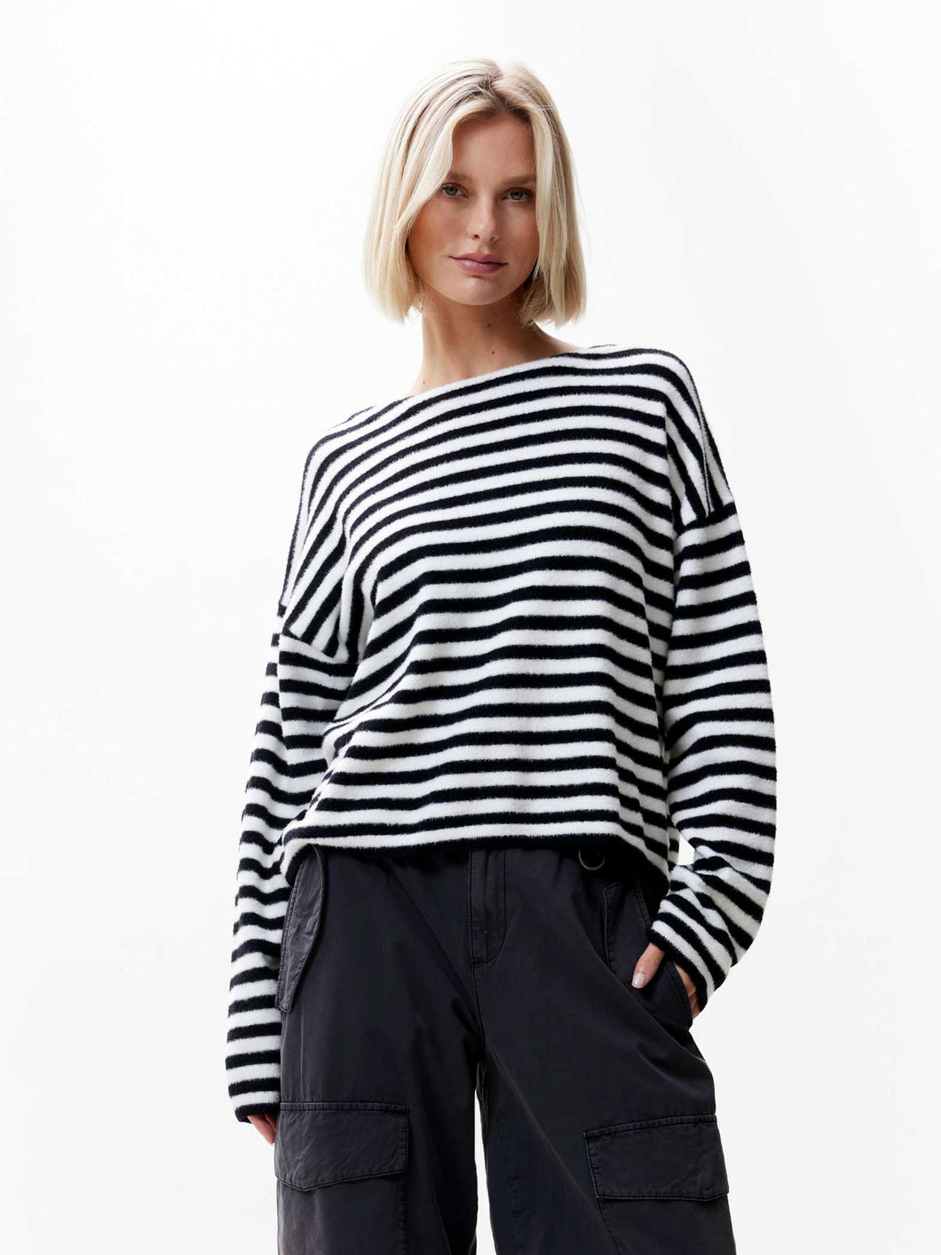 Catwalk Junkie Gebreide trui soft stripe