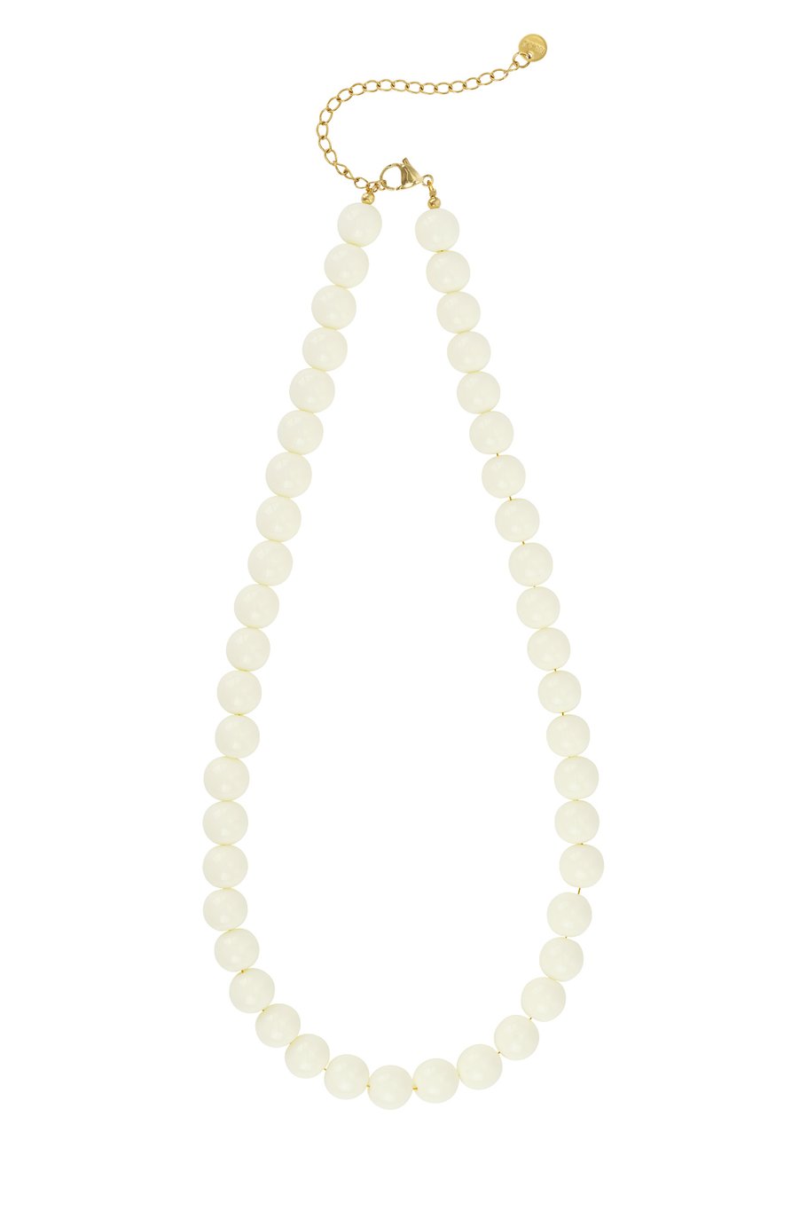 Pien kralen ketting wit