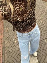 Afbeelding in Gallery-weergave laden, ByHan Mesh leopard top
