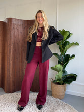 Afbeelding in Gallery-weergave laden, ByHan Pantalon Bordeaux
