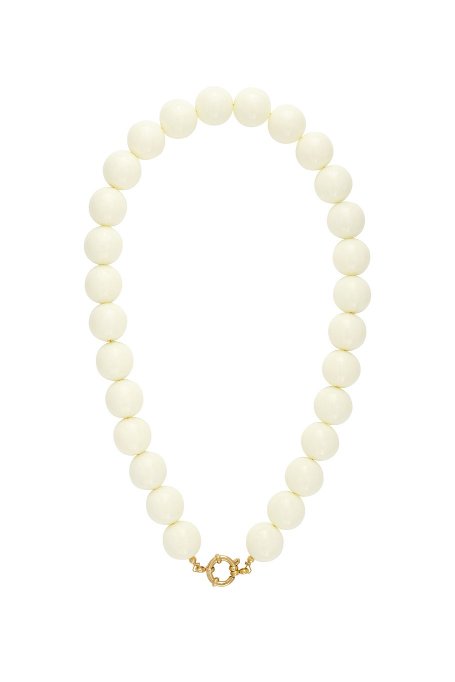 Quinty kralen ketting wit