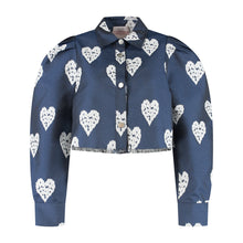 Afbeelding in Gallery-weergave laden, Studio Amaya Heart Jacket | Blue
