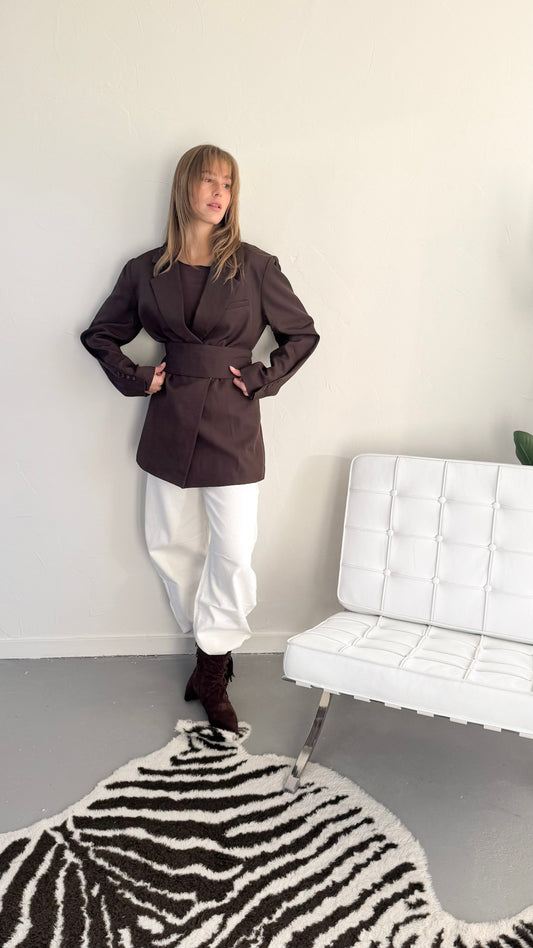 Fieke getailleerde blazer