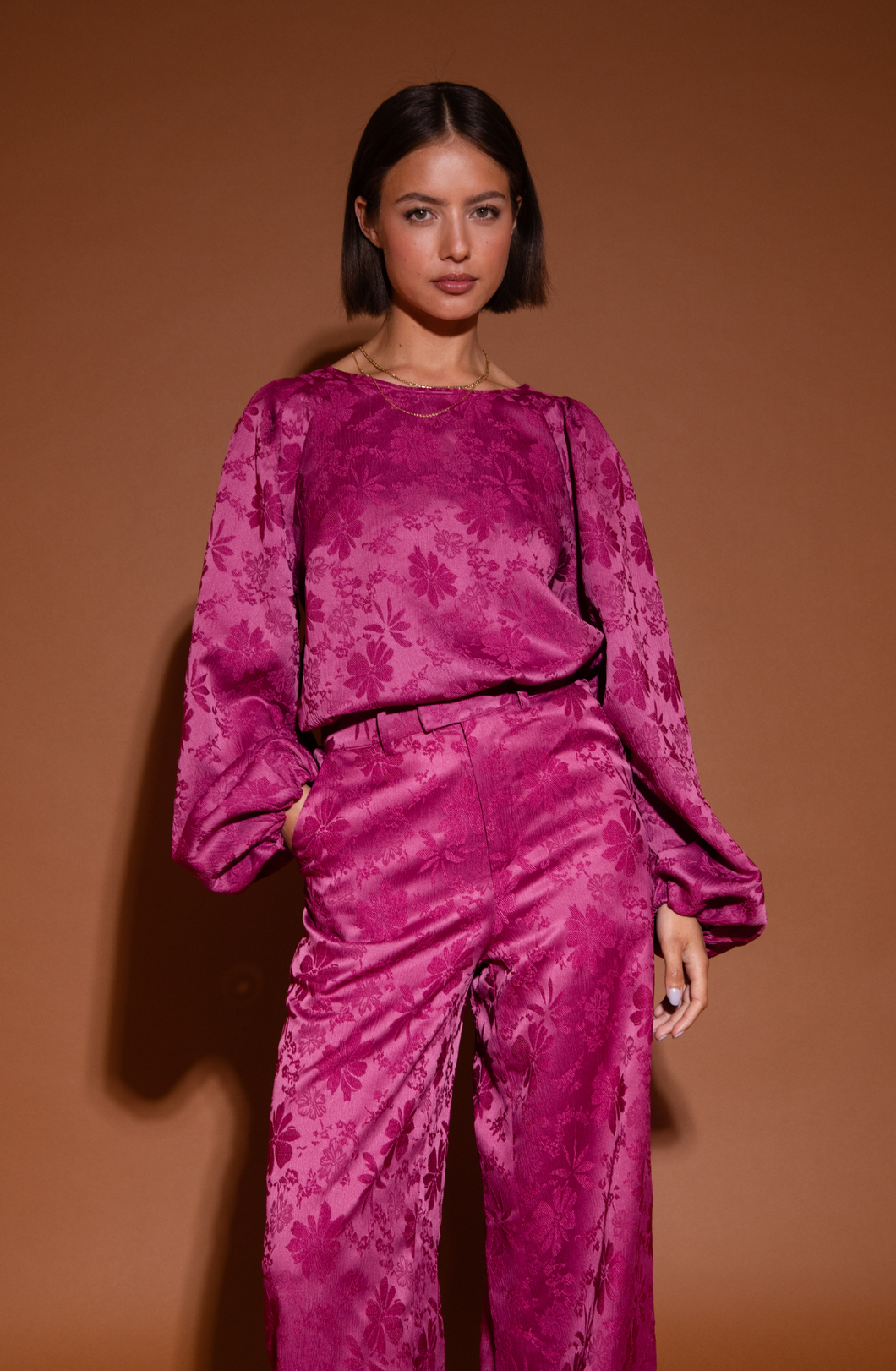 Studio Amaya |  Ellie Blouse | Fuchsia