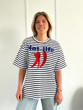 Afbeelding in Gallery-weergave laden, Zwart/Wit Streep T-Shirt Hot Life
