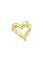 Afbeelding in Gallery-weergave laden, Gouden hart haarclip Goud
