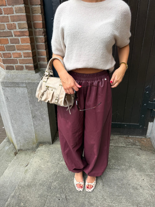Renee leren broek