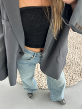 Afbeelding in Gallery-weergave laden, Strapless Mesh Top Zwart
