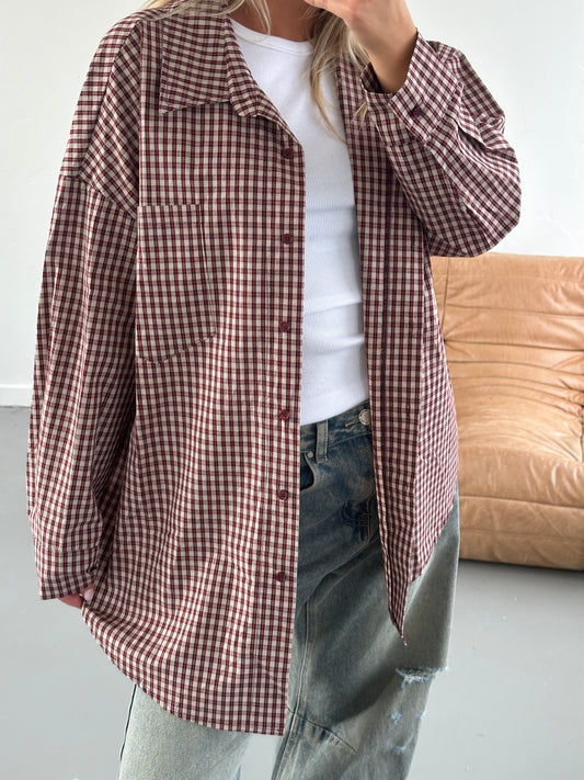 ByHan de Label Ruit blouse