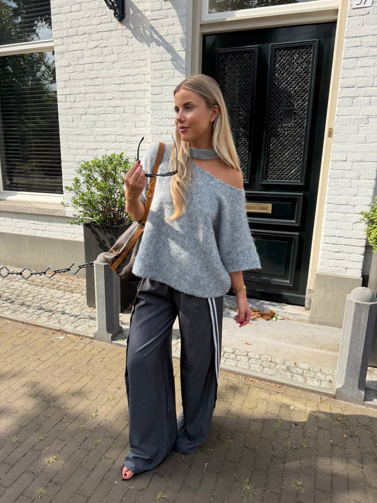 Amy knit grijs