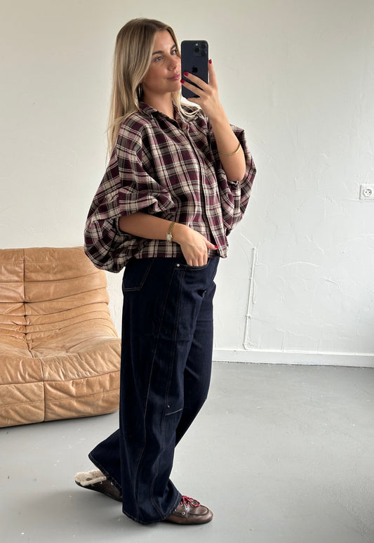 Pas ruit blouse