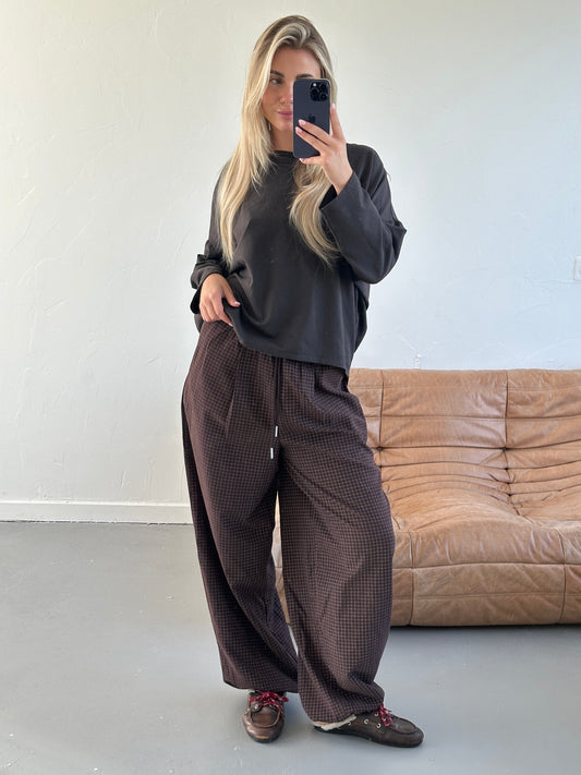 Britt ruit broek
