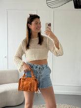 Afbeelding in Gallery-weergave laden, ByHan Iza gehaakte top Beige
