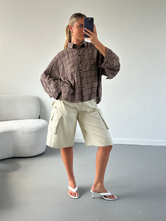Jane ruit blouse