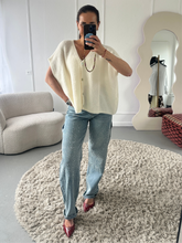 Afbeelding in Gallery-weergave laden, ByHan Balloon Loose Fit Glitter Jeans Blauw
