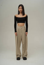 Afbeelding in Gallery-weergave laden, ByHan Gina Palazzo pants Taupe / Beige
