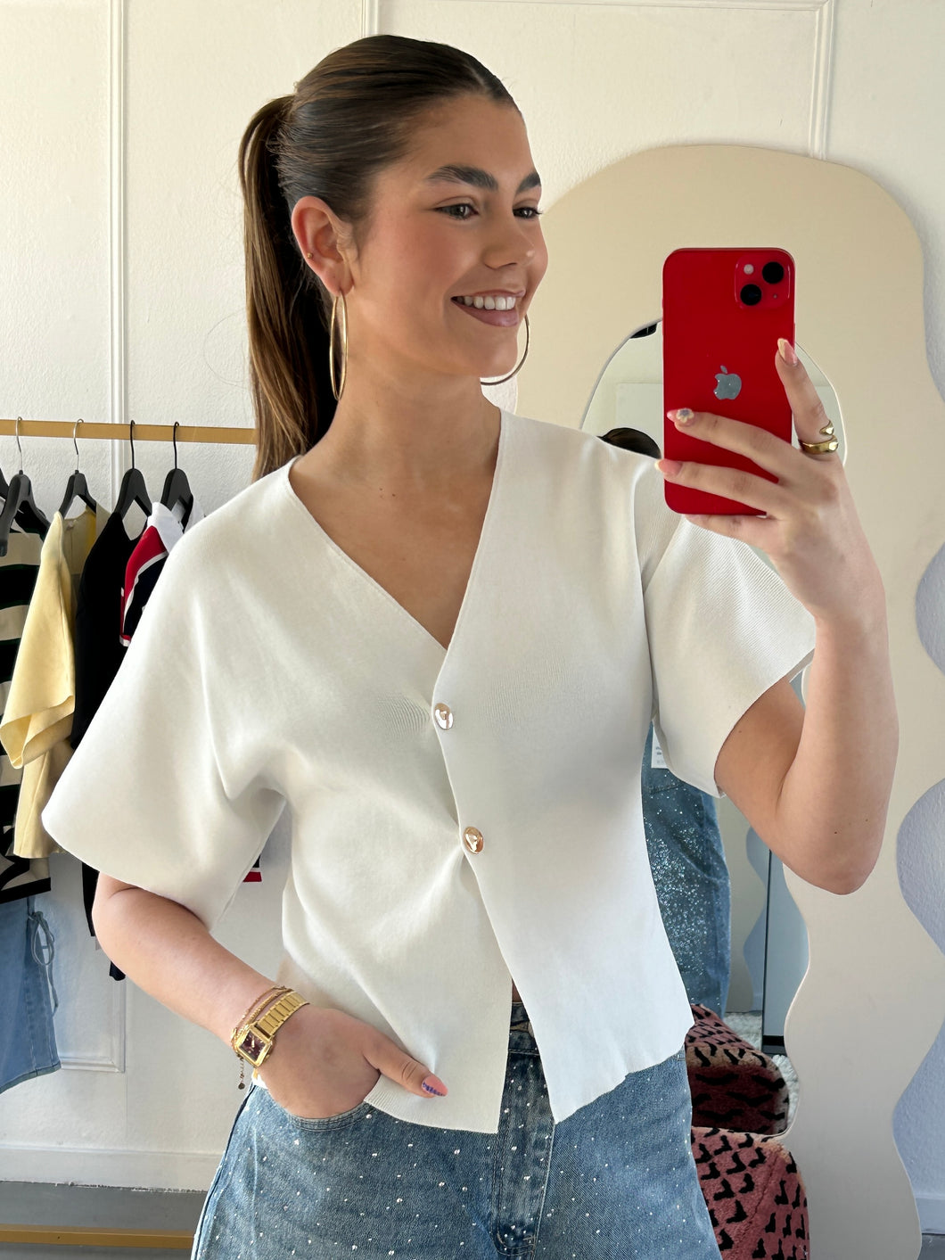 ByHan Tricot Top White