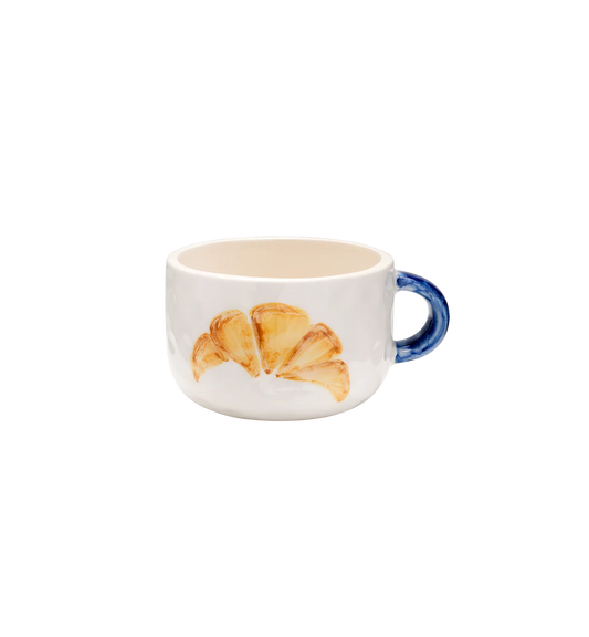 Croissant Cappuccino Mug Anna + Nina