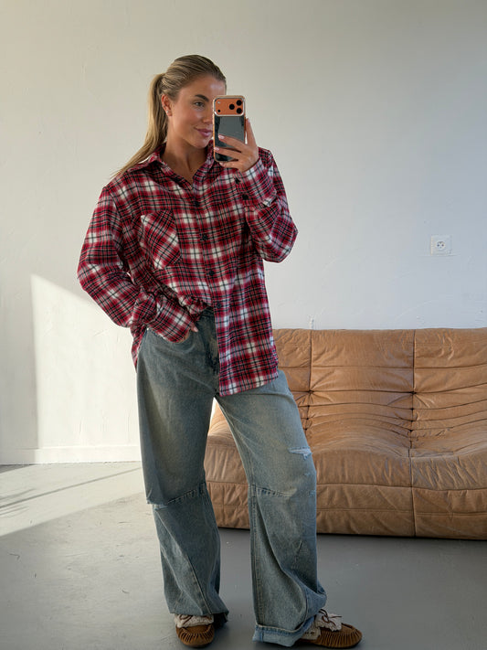 Lois Ruit blouse Rood