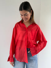 Afbeelding in Gallery-weergave laden, ByHan Silk Blouse Red
