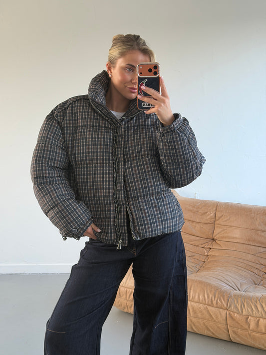 Loes puffer ruitjas