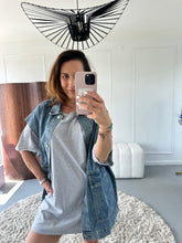 Afbeelding in Gallery-weergave laden, ByHan oversized Denim Gilet
