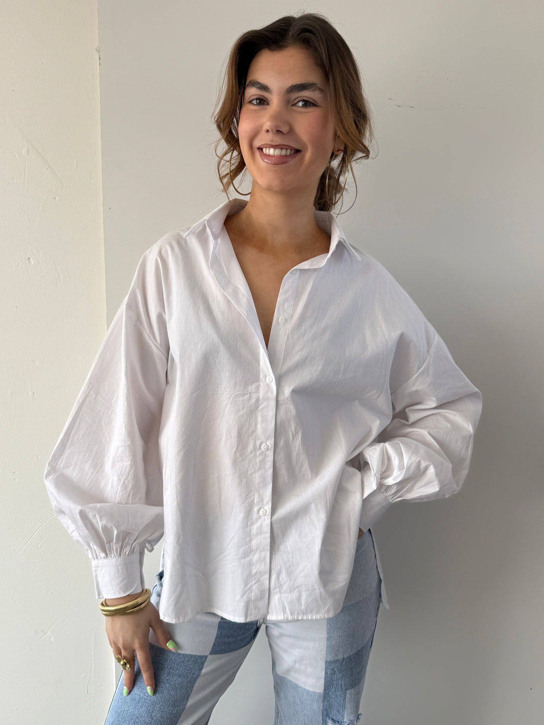 ByHan Oversized Blouse Wit
