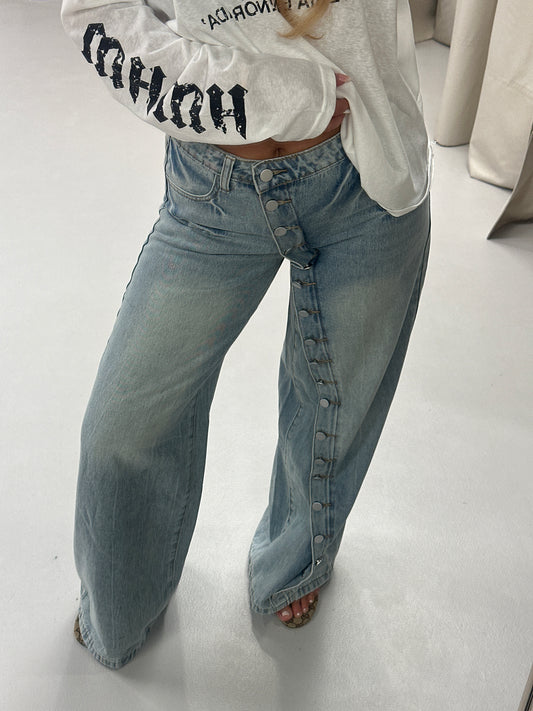 Button jeans