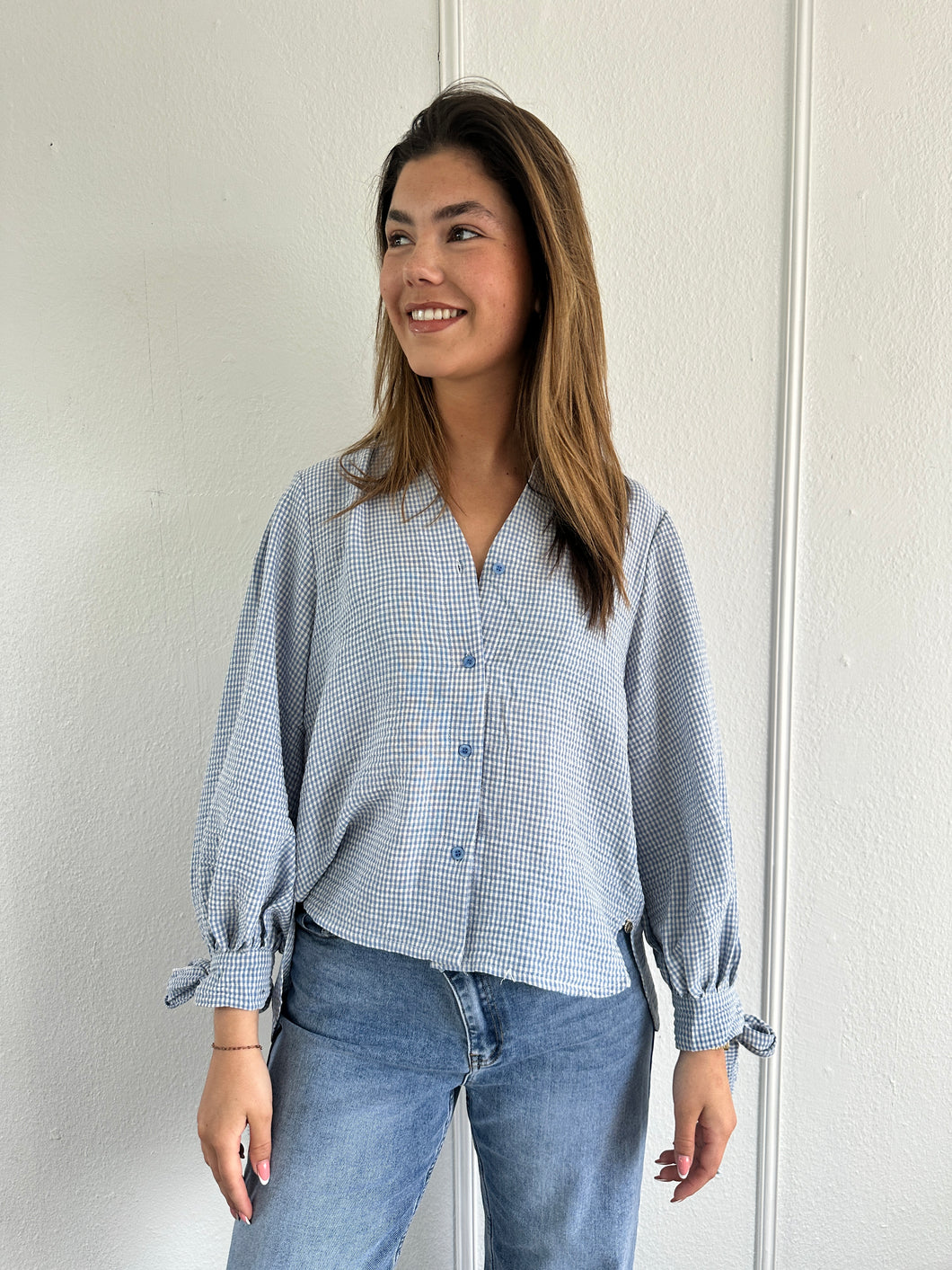 Zwart Gestreepte Blouse