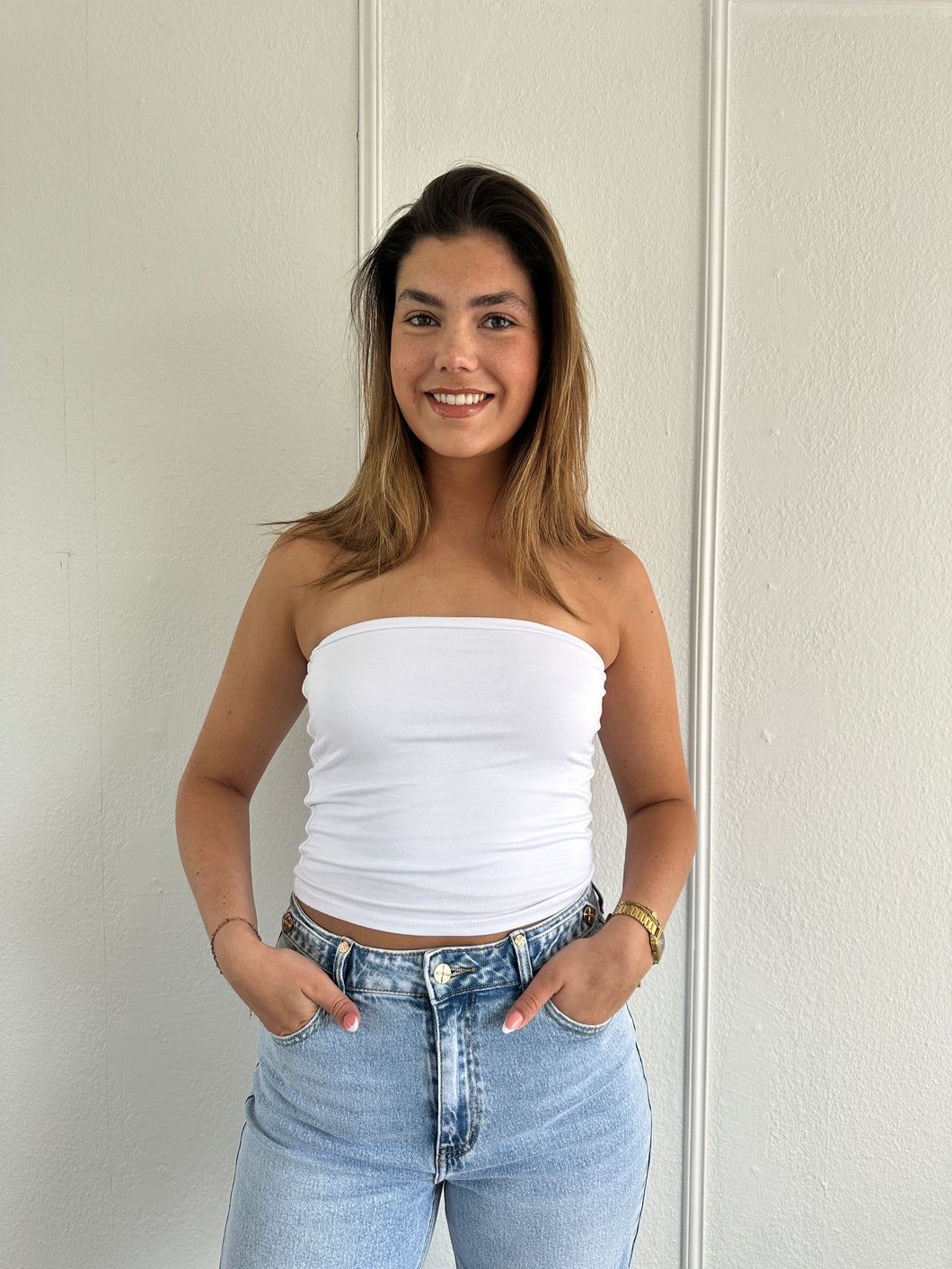 White Bandeau