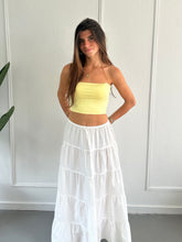 Afbeelding in Gallery-weergave laden, Rosa maxi rok wit

