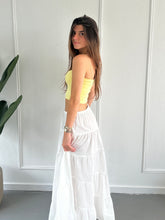 Afbeelding in Gallery-weergave laden, Rosa maxi rok wit
