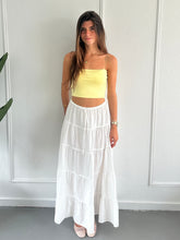 Afbeelding in Gallery-weergave laden, Rosa maxi rok wit
