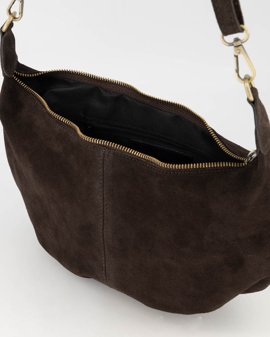 Savina suède moon bag